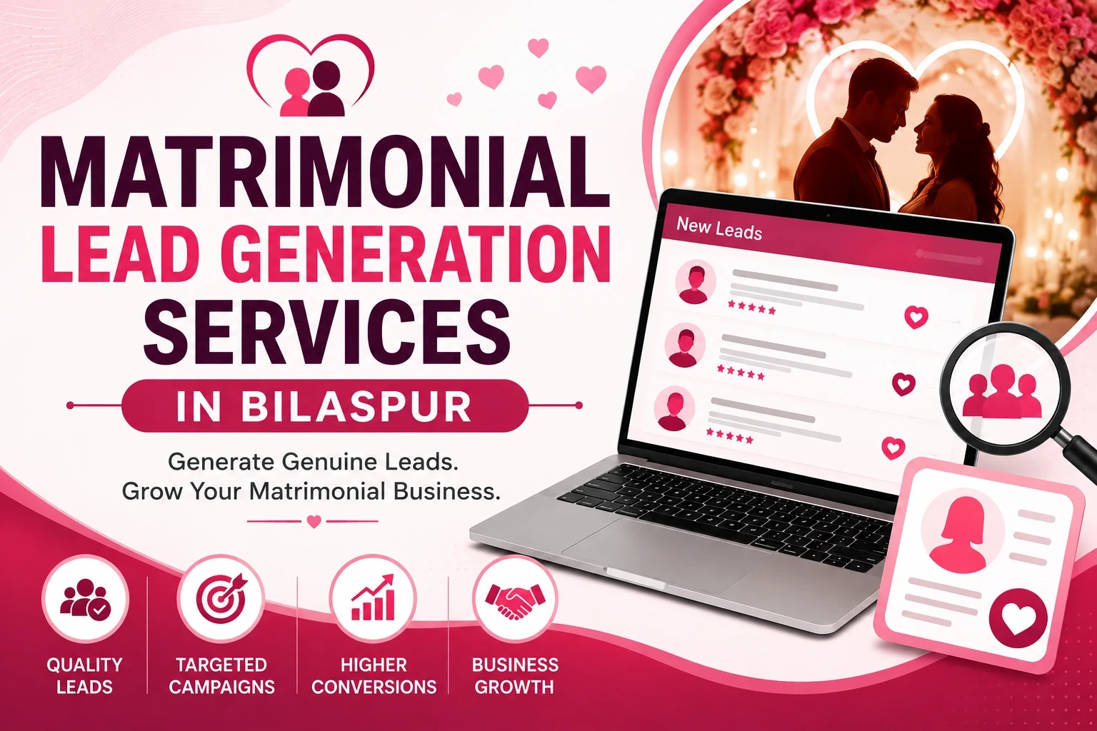 Matrimonial Lead Generation Services in Bilaspur