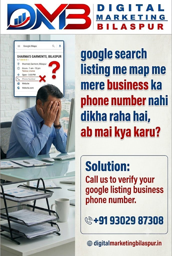Google Search Listing Me Map Me Mere Business Ka Phone Number Nahi Dikh Raha Hai, Ab Mai Kya Karu?