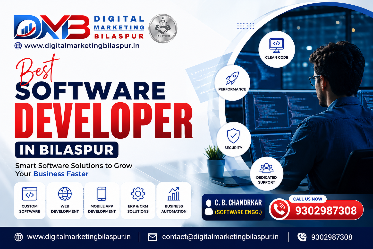 Best Software Developer in Bilaspur, Chhattisgarh